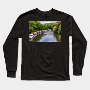 The Thames From Goring Bridge Long Sleeve T-Shirt